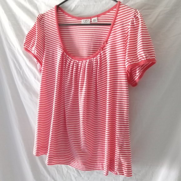 Women's 14/16W Cato Striped Shirt - Picture 3 of 7